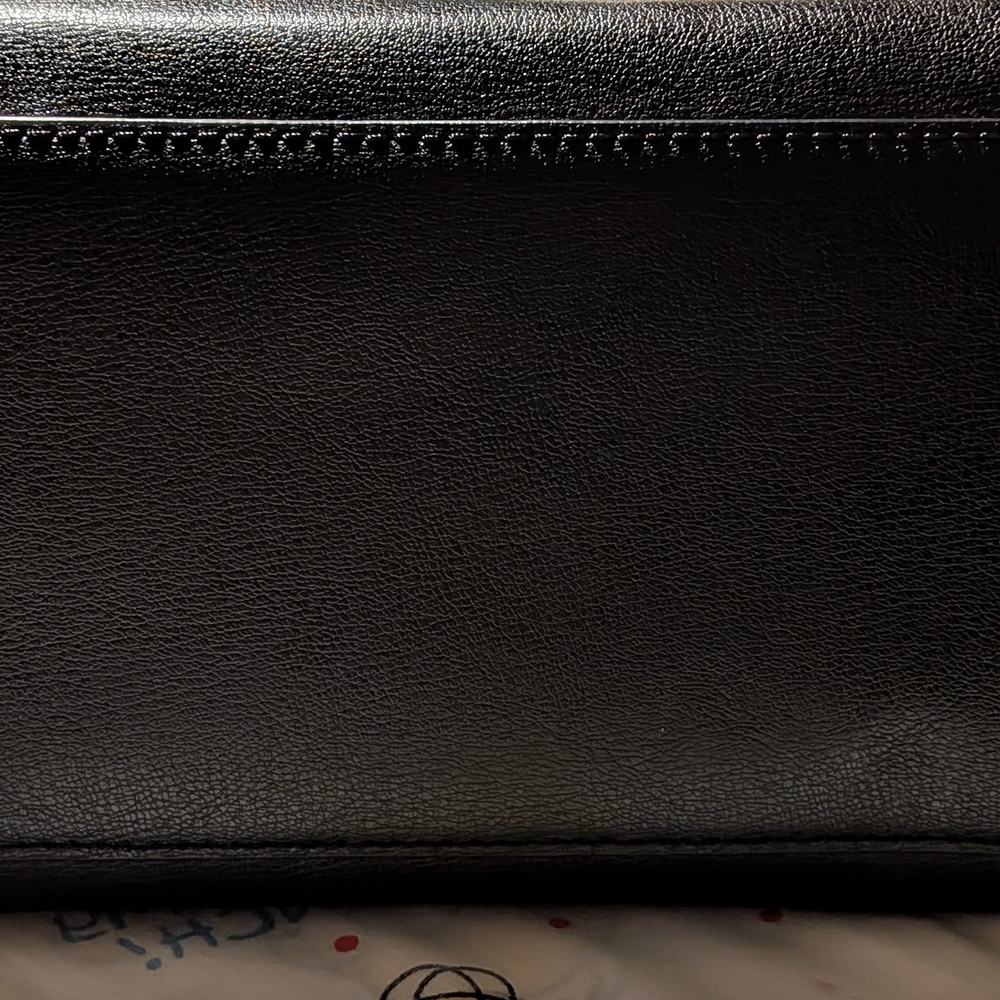 Michael Kors Studded Leather Satchel Handbag Black/Gold One Size - Picture 8 of 16